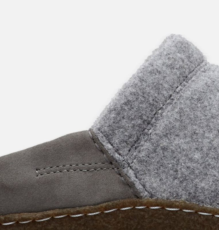 Womens Slippers Grey - Sorel Nakiska™ Scuff - 587012-NWZ